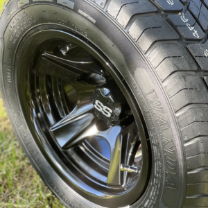 10" BULLITT Black Wheels and 205/50-10 Low Profile DOT Tires Combo - Set of 4 - Image 6