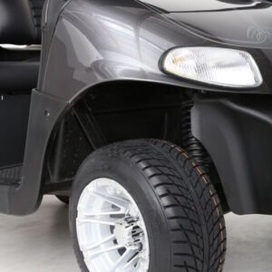 10" STI HD3 Machined Silver Aluminum Golf Cart Wheels - Set of 4 - Image 3