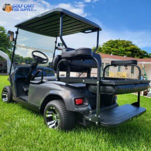 10" VAMPIRE Machined Golf Cart Wheels and 205/50-10 DOT Low Profile Golf Cart Tires Combo - Set of 4 - Image 3