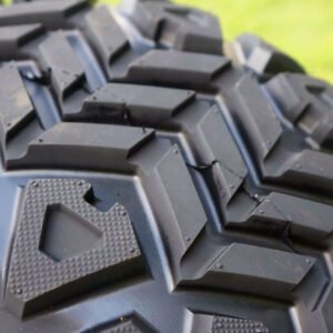 12" MAVERICK Gloss Black Aluminum Wheels and 20x10-12" DOT All Terrain Tires Combo - Set of 4 - Image 6