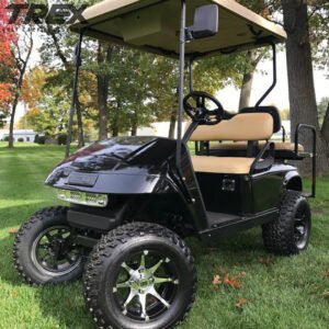 12" BANSHEE Black/ Machined Aluminum Wheels and 23" All Terrain Tires Combo - Set of 4 - Image 6