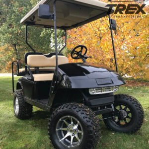 12" BANSHEE Gunmetal/ Machined Aluminum Wheels and 23" All Terrain Tires Combo - Set of 4 - Image 8
