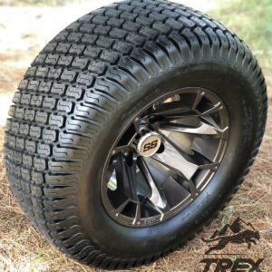 12" BLACKJACK Metallic Bronze Wheels and 23"x10.5-12 TURF Tires Combo - Set of 4 - Image 4
