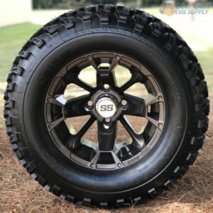 12" BLACKJACK Metallic Bronze Wheels and 23" All Terrain Tires Combo - Set of 4 - Image 4