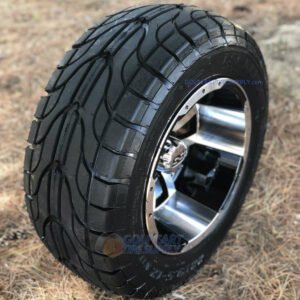 12" STORM TROOPER Machined Aluminum Wheels and 22x9.5-12" ELITE Street DOT Tires Combo - Set of 4 - Image 5