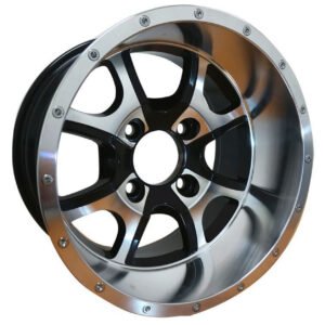 12" PREDATOR Machined Aluminum Wheels and 23x10.5-12" TURF Tires Combo - Set of 4 - Image 4