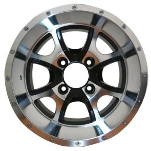 12" PREDATOR Machined Wheels and Low Profile 215/40-12 DOT Tires - Set of 4 - Image 5