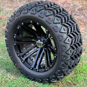 14" HD3 Gloss Black Wheels and 23x10-14" DOT All Terrain Tires Combo - Set of 4 - Image 5