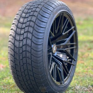 14" HORNET Black Aluminum Wheels and 205/30-14 DOT Low Profile Tires Combo - Set of 4 - Image 6