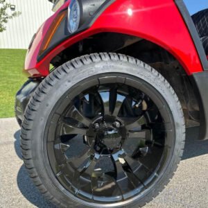 14" VAMPIRE Gloss Black Aluminum Wheels and 205/30-14 DOT Low Profile Tires Combo - Set of 4 - Image 5
