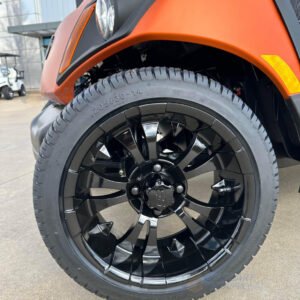 14" VAMPIRE Gloss Black Aluminum Wheels and 205/30-14 DOT Low Profile Tires Combo - Set of 4 - Image 3