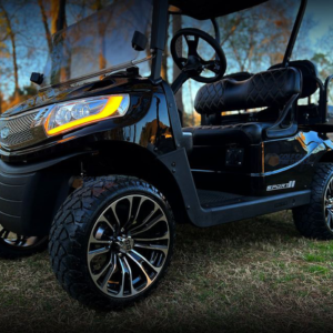 14" VECTOR Machined/ Black Wheels and 20x8.50-14 STINGER DOT All Terrain Tires Combo - Set of 4 - Image 4