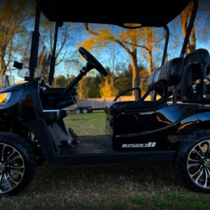 14" VECTOR Machined/ Black Wheels and 20x8.50-14 STINGER DOT All Terrain Tires Combo - Set of 4 - Image 9