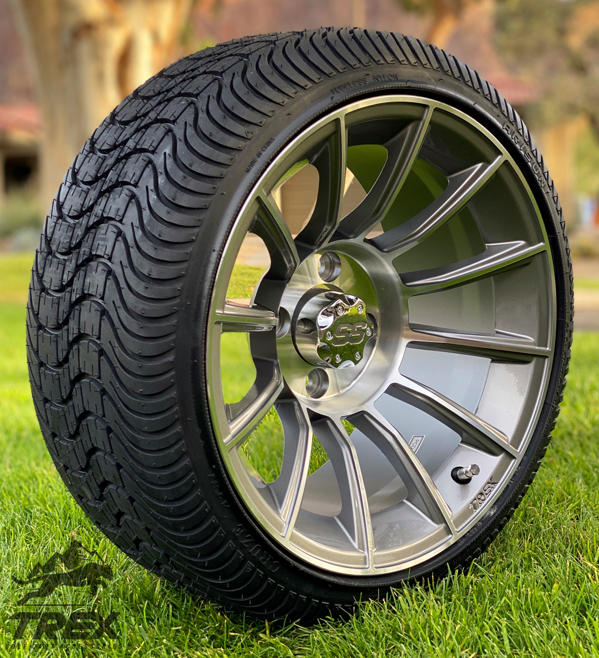 14-inch-trex-titan-gunmetal-machined-aluminum-golf-cart-wheels-205-30-14-dot-golf-cart-tires-combo_01__88396.1576189405.png