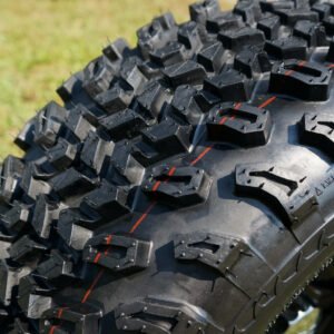 12" MAVERICK Gloss Black Aluminum Wheels and 23" All Terrain Tires Combo - Set of 4 - Image 5