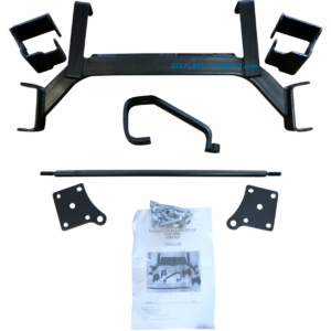 6" EZGO TXT Golf Cart Lift Kit for 2001.5 - 2023 TXT / Medalist / Valor (Gas & Electric Carts) - SGC Drop Axle - Image 3