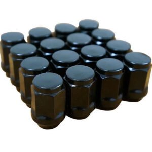 15" TEMPEST Black Aluminum Golf Cart Wheels - Set of 4 - Image 3