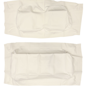 Club Car Tempo Seat Cover Set in Factory Beige Vinyl (Matches OEM Color) | GCTS - Image 1