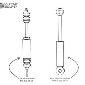 6" Club Car DS Heavy Duty Double A-Arm Lift Kit (1982-2013 Gas & Electric) - Image 3