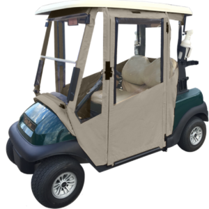 Club Car DS Enclosure / Golf Cart Cover - DoorWorks Hinged Hard Door (Sunbrella Material) - Image 7