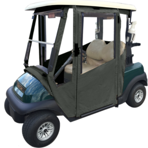 Club Car Onward Enclosure / Golf Cart Cover - DoorWorks Hinged Hard Door (Sunbrella Material) - Image 8