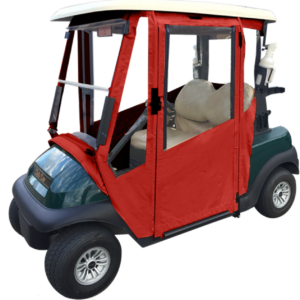 Club Car Onward Enclosure / Golf Cart Cover - DoorWorks Hinged Hard Door (Sunbrella Material) - Image 7