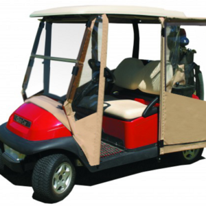 Club Car Onward Enclosure / Golf Cart Cover - DoorWorks Hinged Hard Door (Sunbrella Material) - Image 9
