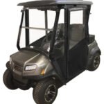Club Car Tempo Enclosure / Golf Cart Cover - DoorWorks Hinged Hard Door (Sunbrella Material)