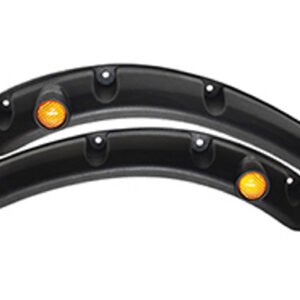 EZGO RXV Standard Golf Cart Fender Flares (Front and Rear) with Running Lights  - Set of 4 pcs (RXV 2008-2015) - Image 2