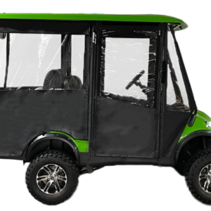 EZGO RXV 4-Passenger Enclosure / Golf Cart Cover - DoorWorks Hinged Hard Door (Sunbrella Material) - Image 2