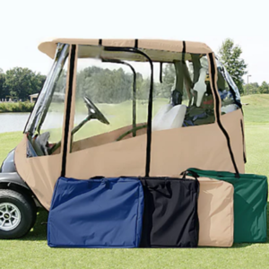 EZGO TXT / RXV Classic Accessories Custom Fit Enclosure - KHAKI - Image 2