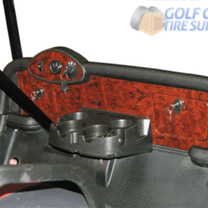 EZGO RXV Dash in Classic WOODGRAIN (Full Replacement Dashboard Kit with Locks) 2008+ - Image 1