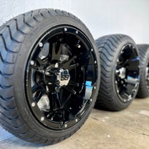 Scratch & Dent - 12" RUCKUS Black Golf Cart Wheels and 215/35-12 RXLP DOT Low Profile Tires - Set of 4 - Image 7