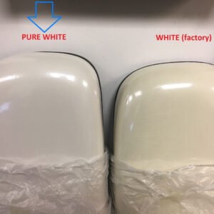 Club Car Precedent Golf Cart Rear Seat Kit NOMAD - PURE WHITE (Flip Seat w/ Cargo Bed & Free Grab Bar) - Image 3