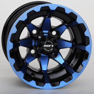 12" STI HD6 RADIANT Wheels (Choose Color) and 23" Slasher All Terrain Tires - Set of 4 - Image 6