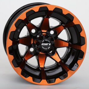 12" STI HD6 RADIANT Wheels (Choose Color) and 23" Slasher All Terrain Tires - Set of 4 - Image 2