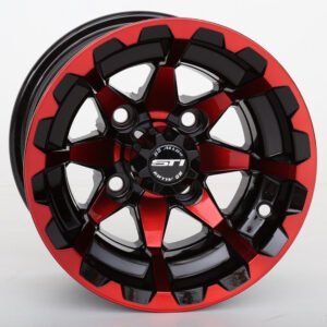12" STI HD6 RADIANT Wheels (Choose Color) and 23" Slasher All Terrain Tires - Set of 4 - Image 4