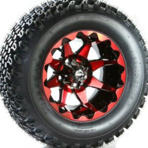 12" STI HD6 RADIANT Wheels (Choose Color) and 23" Slasher All Terrain Tires - Set of 4 - Image 3