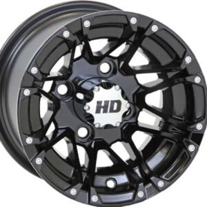 10" HD3 Gloss Black Wheels and Golf Pro 205/50-10 DOT Tires Combo - Set of 4 - Image 8