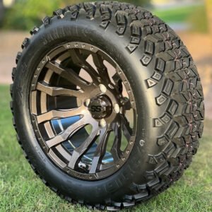 14" MAVERICK Metallic Bronze Aluminum Wheels and 23x10-14 DOT All Terrain Tires Combo - Set of 4 - Image 2