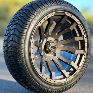 14" MAVERICK Metallic Bronze Wheels and 205/30-14 Low Profile DOT Tires Combo - Set of 4 - Image 5