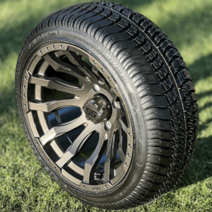 14" MAVERICK Metallic Bronze Wheels and 205/30-14 Low Profile DOT Tires Combo - Set of 4 - Image 3