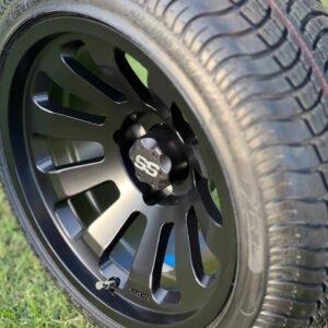 14" ORION Matte Black Wheels and 205/30-14 Low Profile DOT Tires Combo - Set of 4 - Image 3