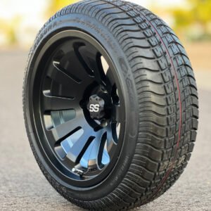 14" ORION Matte Black Wheels and 205/30-14 Low Profile DOT Tires Combo - Set of 4 - Image 6