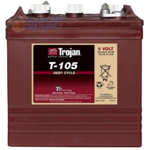 6-Volt Golf Cart Batteries - Trojan Battery 6V/225Ah T-105 (8-Pack, 48V) - Image 2