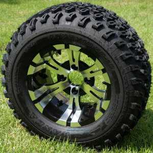 12" VAMPIRE Machined Aluminum Wheels and 23x10.5-12" All Terrain Tires Combo - Set of 4 - Image 6