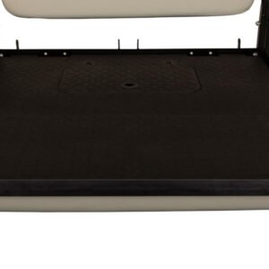 Yamaha Drive (G29)/ Drive2 GTW Golf Cart Rear Seat Kit - WHITE - Flip Seat w/ Cargo Bed (Fits 2007+) - Image 3