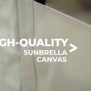 Yamaha Drive2 Enclosure - DoorWorks Hinged Hard Door (Sunbrella Material) - Image 2