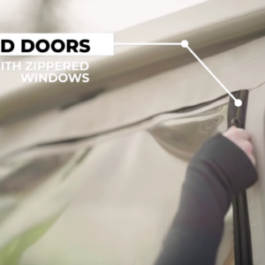Yamaha Drive2 Enclosure - DoorWorks Hinged Hard Door (Sunbrella Material) - Image 3