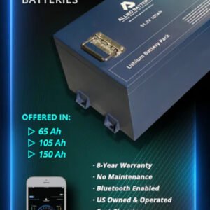 ALLIED 48-Volt Lithium Golf Cart Batteries BIG BOX Kit - Drop in Ready ALL CARTS (Choose Your Charge Distance, Fits 48-Volt) - Image 8